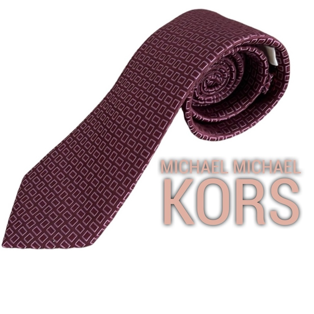 Michael Kors 100% Men’s burgundy Tie